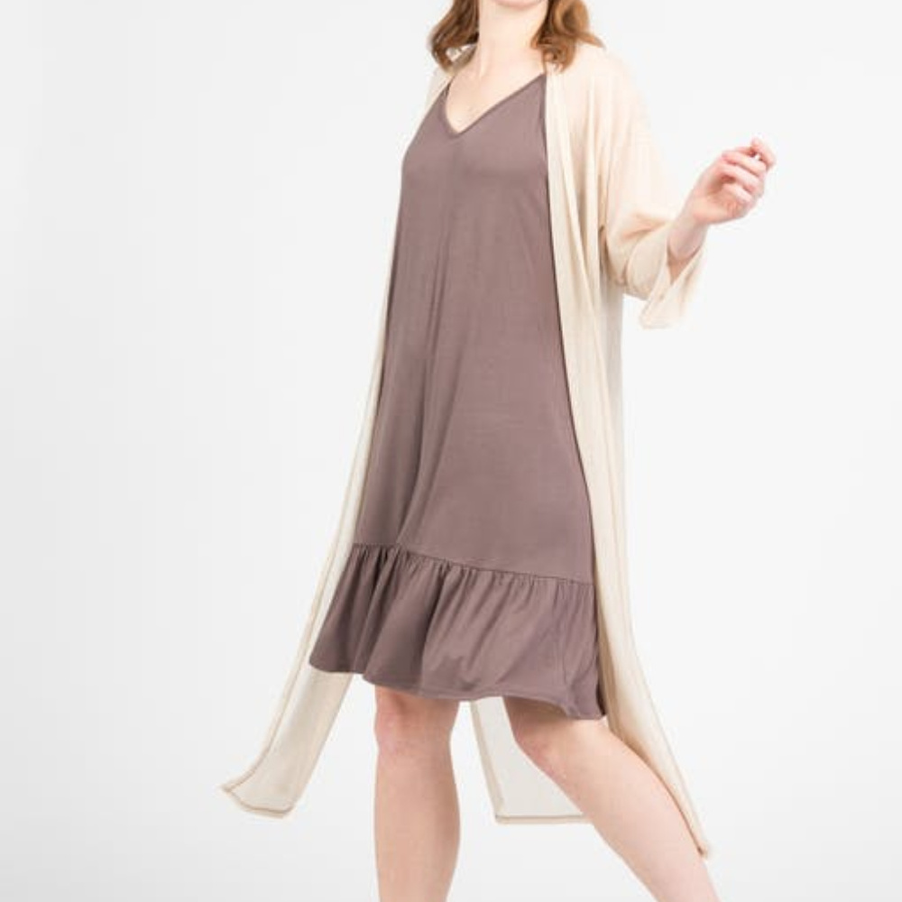 Agnes & Dora Slip dress Cocoa brown